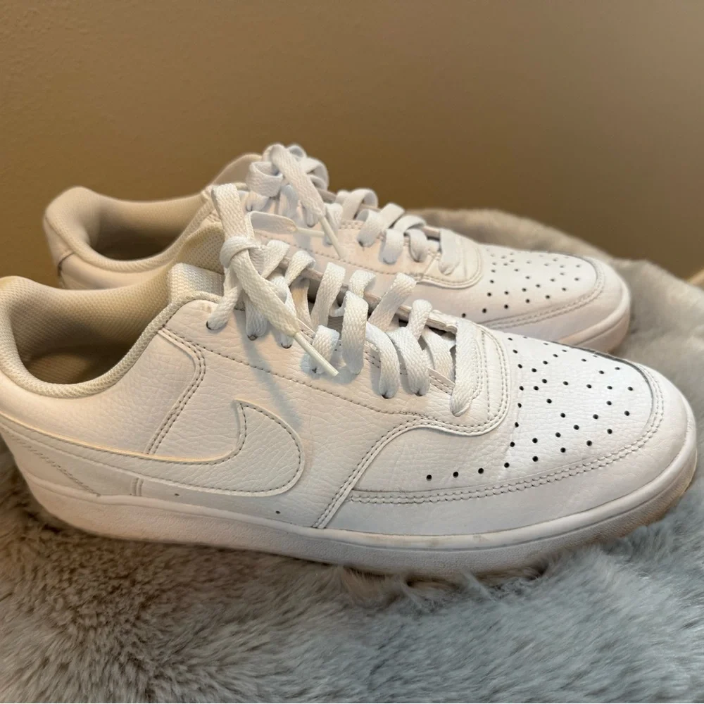 Nike White Lace-Up Sneakers - Picture 2 of 7